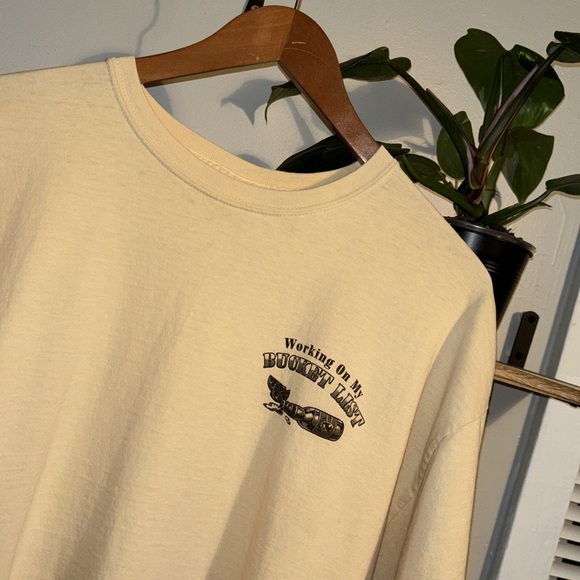 The Villages Florida "Working on my bucket list" Drinking T-Shirt XL - Picture 5 of 8